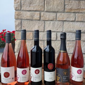 Sortiment 4: feinherbe/fruchtige Rosé-und Rotweine, Secco und Sekt